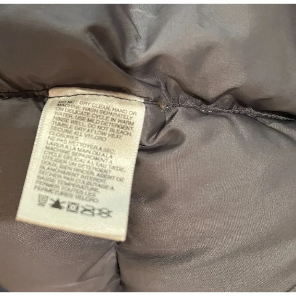 Women The North Face Nuptse 700 Down Puffer Winter Coat Size S Purple Vintage - Picture 9 of 16